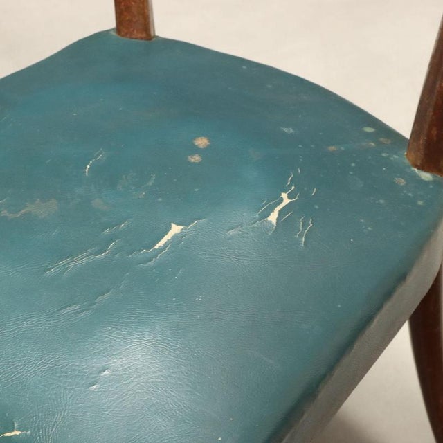 Vintage Chair in Stained Beech, 1950s For Sale - Image 10 of 13