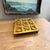 Mid-Century Modern Vintage Solid Brass Tic Tac Toe Game on Bun Feet For Sale - Image 3 of 6