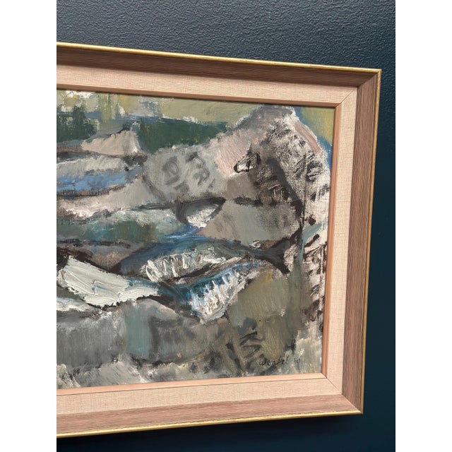 Kenny Wenkel, Fish Supper, 1960, Oil on Canvas For Sale - Image 4 of 17