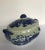 Cobalt blue and white Victoria Ware ironstone tureen with lid. Traditional serving piece or catchall decor. Dimensions...