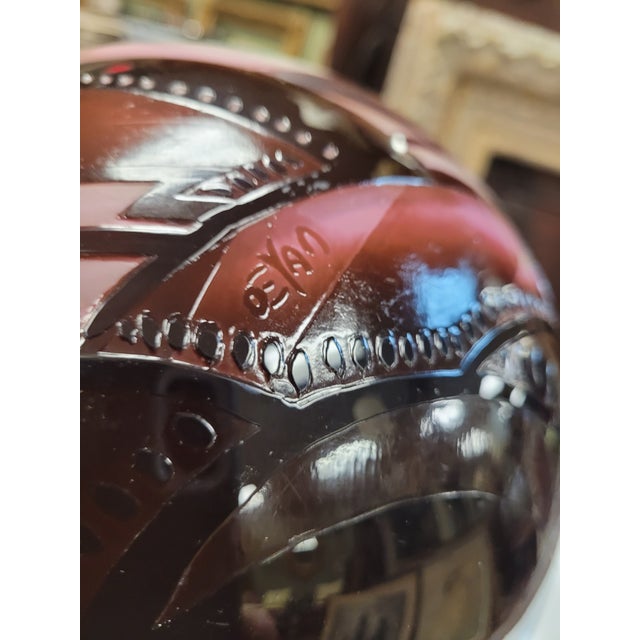 Purple 1920s Art Deco Cameo Glass Vase Signed For Sale - Image 8 of 12