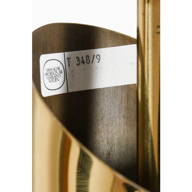 Ceiling Lamp in Brass and Amber Glass by Hans-Agne Jakobsson, 1950s For Sale - Image 10 of 11