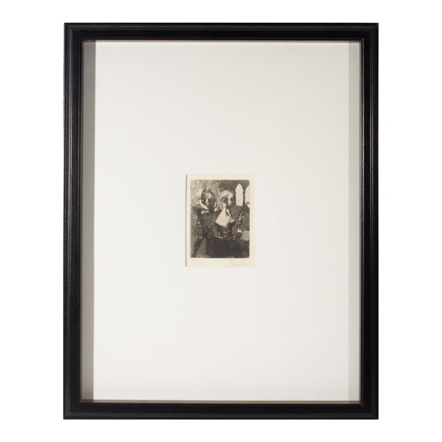 1965 “La Toilette (Or Volpone Iv)” Etching by Jack Levine For Sale