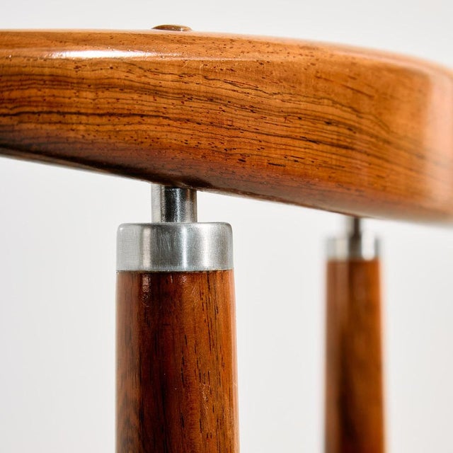 Black Rosewood Model 465 Dining Chairs by Helge Sibast and Børge Rammerskov for Sibast, 1960s, Set of 6 For Sale - Image 8 of 18