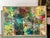 Green Nachume Miller, Untitled Dynamic Colorful Abstract Expressionist Oil Painting, Israeli-American, 1996 For Sale - Image 8 of 8