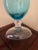 Aqua Glass Vase For Sale - Image 4 of 5