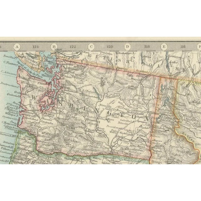 1900 - 1909 Map of Western United States, 1903 For Sale - Image 5 of 11