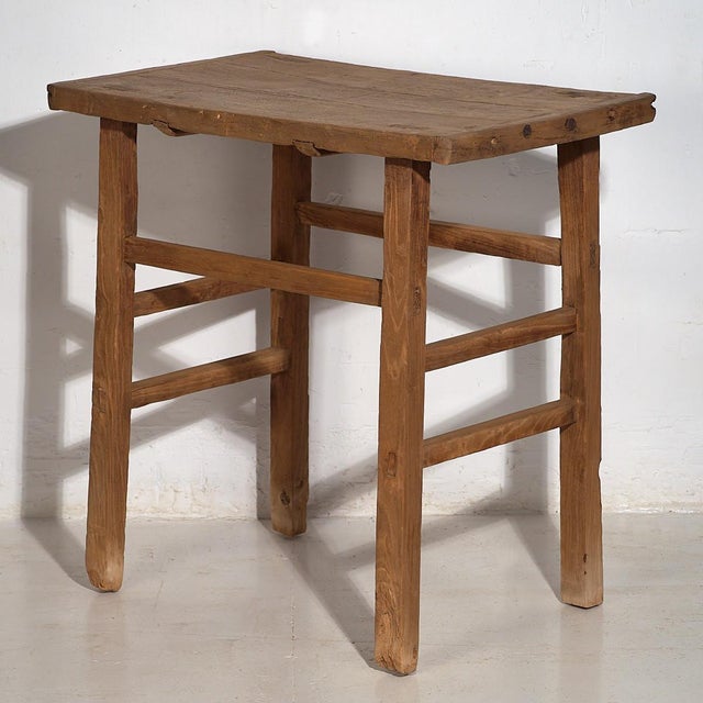 Antique Primitive Style Console Table, 1920s For Sale - Image 11 of 15