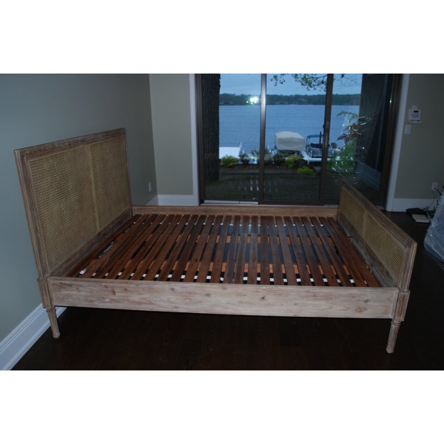 Serena & Lily Harbor Cane Queen Bed Chairish