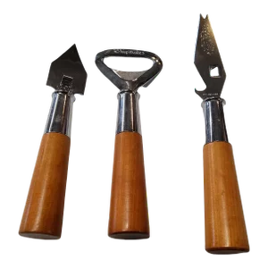 Mid Century Bar Tool Set- Set of 3