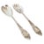 Antique George V Sterling Silver Serving Set by Josiah Williams & Co, 1930, Set of 2 For Sale - Image 14 of 14