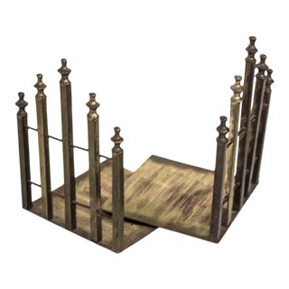 Vintage Brass Bookends - Nice Patina For Sale