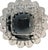 Gray Smoked Glass Squsre Ashtray With Scallops Bubbles UniqueTrinket Dish Catchall For Sale - Image 8 of 12