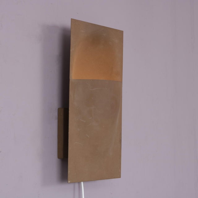 Vintage Balance Wall Lamp in Golden Coloured Metal from Raak Amsterdam, 1970s For Sale - Image 9 of 10