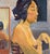 "American Geisha" - Figurative Portrait in Oil on Linen Modern portrait of a woman by American painter, Patricia Gren...