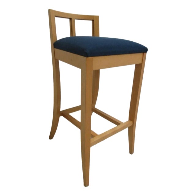 1990s Michael Graves Design for Atelier Prototype Finestra Bar Stool Chair One of a Kind For Sale