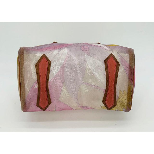 Late 20th Century Emilio Pucci Mesh Print Speedy Handbag For Sale - Image 9 of 11