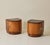 A pair of bedside tables, produced in Italy in the 1940s. Made with sycamore and veneered in burl wood, each piece...