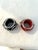 Vintage Red & Green Velvet Napkin Rings, Set of 12 For Sale - Image 4 of 4