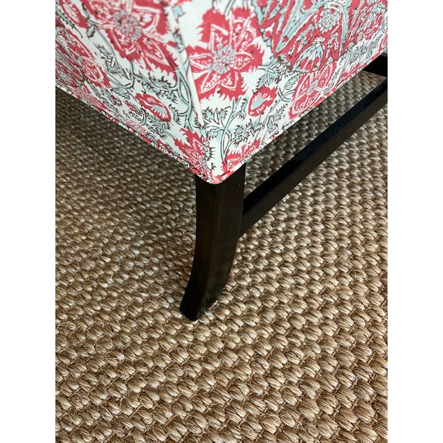 New Down-Filled Two Seater Sofa in Schumacher Kaya Medallion For Sale - Image 10 of 11