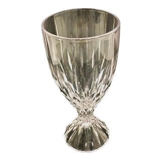1990s Large Single Crystal Water Goblet For Sale