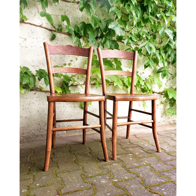 Vintage Peasant Chairs, 1920s, Set of 2, in Good conditions. Designed 1920 to 1949