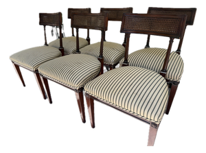 Vintage Cane Back Dining Chairs