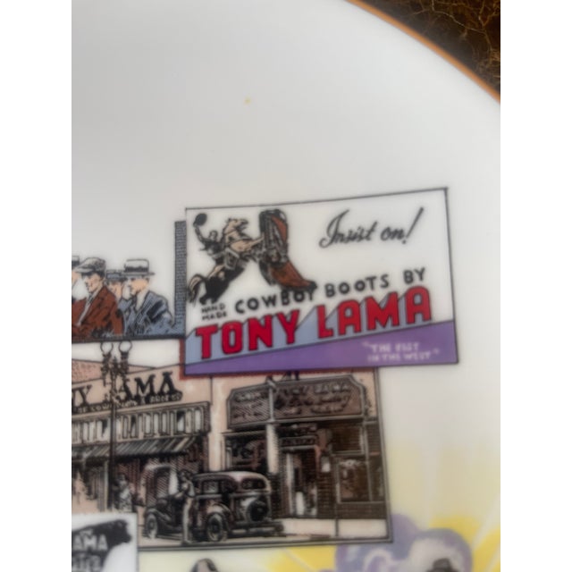 1970s Vintage Tony Lama Boots Plate For Sale - Image 5 of 7
