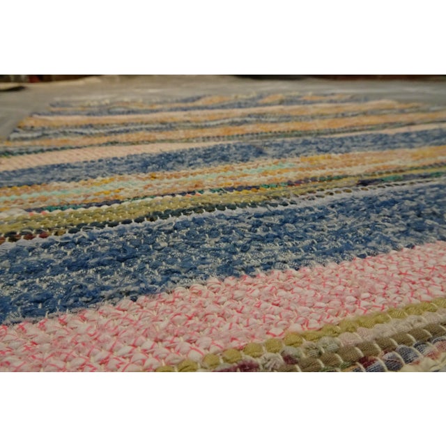 Rag Rug Swedish Mid Century For Sale In Miami - Image 6 of 7