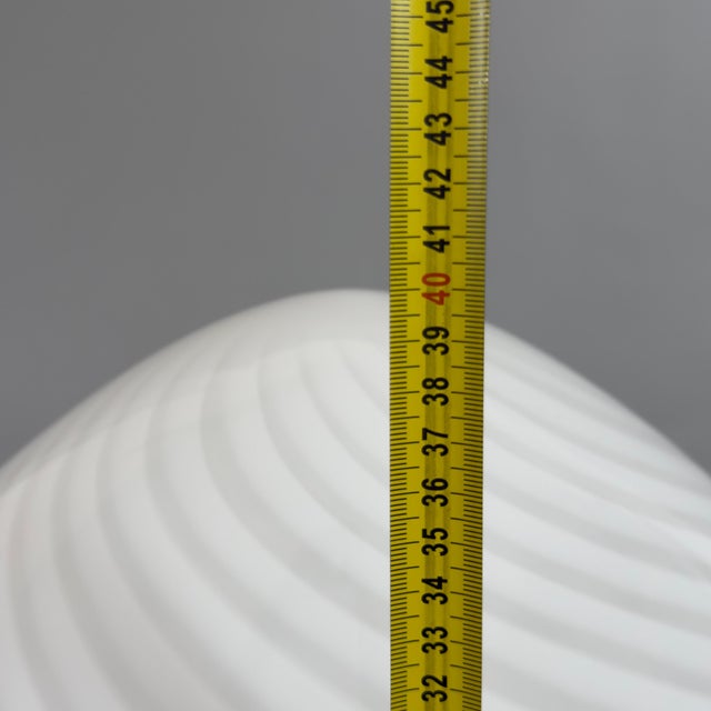 Space Age Swirl Murano Glass Mushroom Table Lamp from Gambaro Poggi, 1970s For Sale - Image 12 of 13