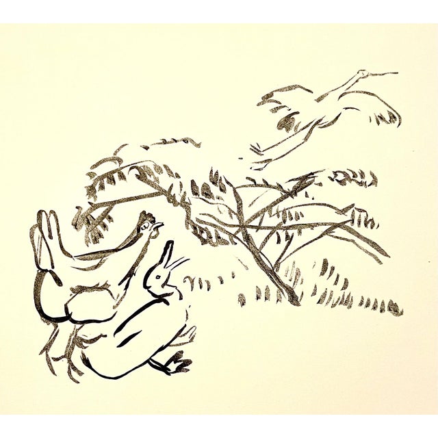 This is from a limited edition portfolio of original lithographs print Fernand Mourlot in Paris in 1958 from work done in...