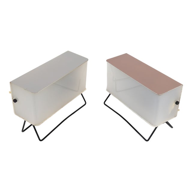 Mid-Century Table Lamps by Pokrok Žilina, 1960s, Set of 2 For Sale