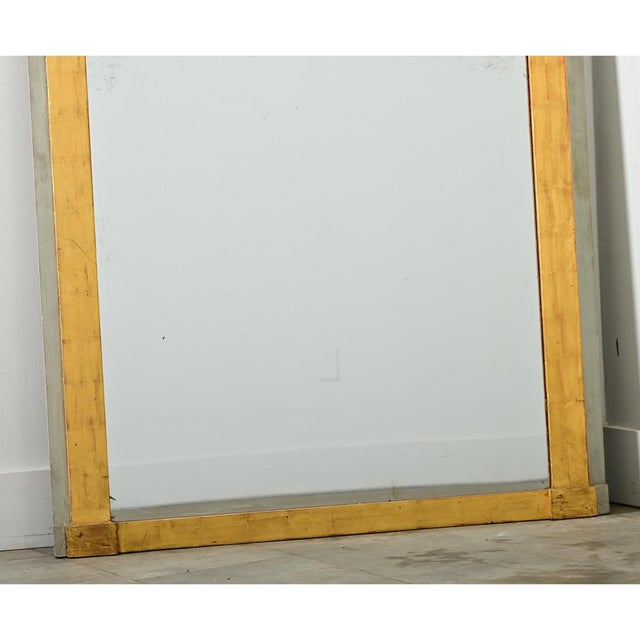 Wood French 19th Century Empire Trumeau Mirror For Sale - Image 7 of 13