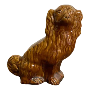Late 19th Century Brown Staffordshire Spaniel