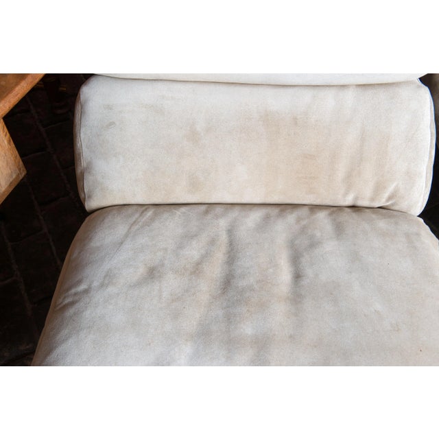 Suede Lounge Chairs by Kipp Stewart Chairs for Directional - A Pair For Sale In New York - Image 6 of 13
