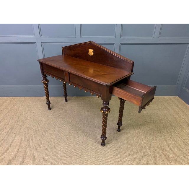 Victorian Mahogany Hall Table, 1865 For Sale - Image 12 of 18
