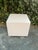 Vintage Blush Pink Postmodern "Cube" Accent Table For Sale - Image 4 of 6