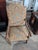 Vintage French Provincial Paisley Upholstered Armchair With Matching Ottoman For Sale - Image 9 of 14