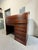 Chinoiserie George Zee Style Roll Top Desk, Antique Wood, Vintage Design, Usa For Sale - Image 3 of 11