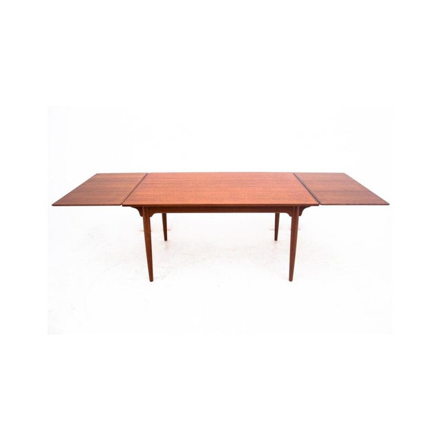 Wood Vintage Danish Teak Dining Table, 1960s For Sale - Image 7 of 10