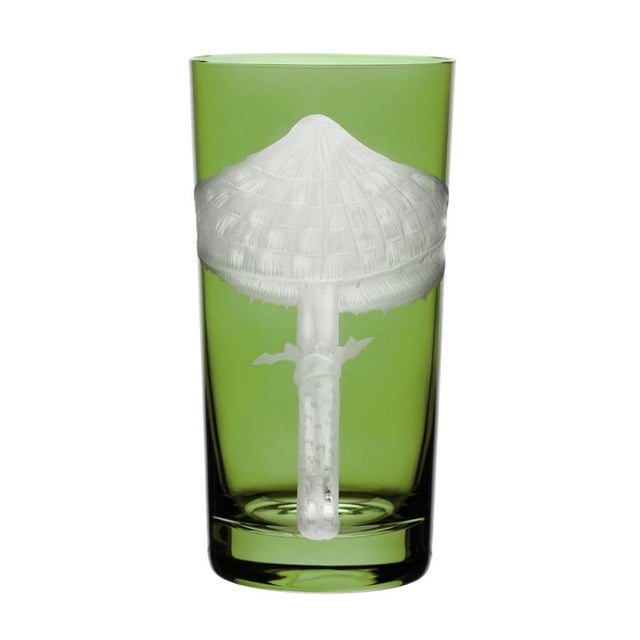 Not Yet Made - Made To Order ARTEL Mushrooms Collection Highball in Khaki Green - Set of 6 For Sale - Image 5 of 8