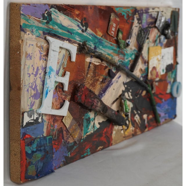 "The Artist's Floor" - Abstract Assemblage by Michael Pauker For Sale - Image 4 of 6