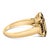 Embrace the sublime craftsmanship of this exquisite ring, where .925 sterling silver meets the lustrous glow of 10K yellow...