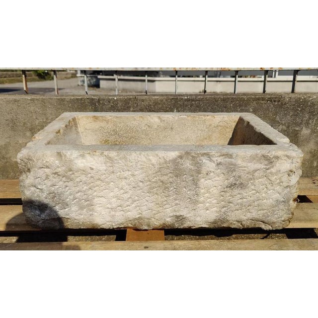 Gold Ruby ​​Marble Sink, Venice, Italy, Early 20th Century For Sale - Image 8 of 10