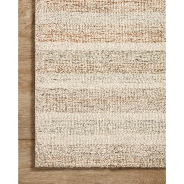 2020s Chris Loves Julia x LoloiChris Ivory / Clay 9'-3" x 13' Area Rug For Sale - Image 5 of 8