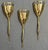 Metal Vintage Brutalist Sconces in Bronze by David Marshall, 1980s., Set of 3 For Sale - Image 7 of 7