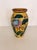Mid-Century Modern Art Deco Yellow Glazed Earthenware Vase with Floral Motifs, Italy, 1930s For Sale - Image 3 of 10