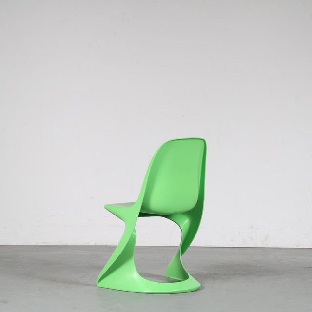 German Casalino Chair in Green by Alexander Begge for Casala For Sale - Image 3 of 11
