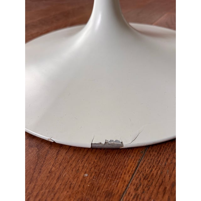 Teal Pair of 1960s Eero Saarinen Tulip Side Chairs for Knoll For Sale - Image 8 of 12