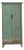 Oriental Distressed Light Teal Green Tall Narrow Noodle Cabinet Armoire For Sale